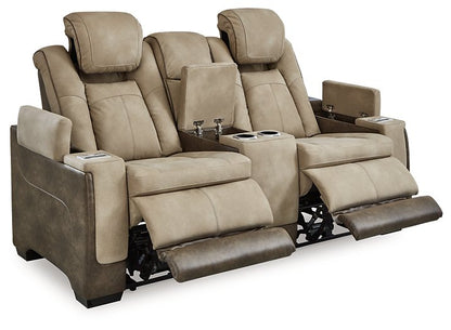 Next-Gen DuraPella Power Reclining Loveseat with Console - Pull Up A Couch