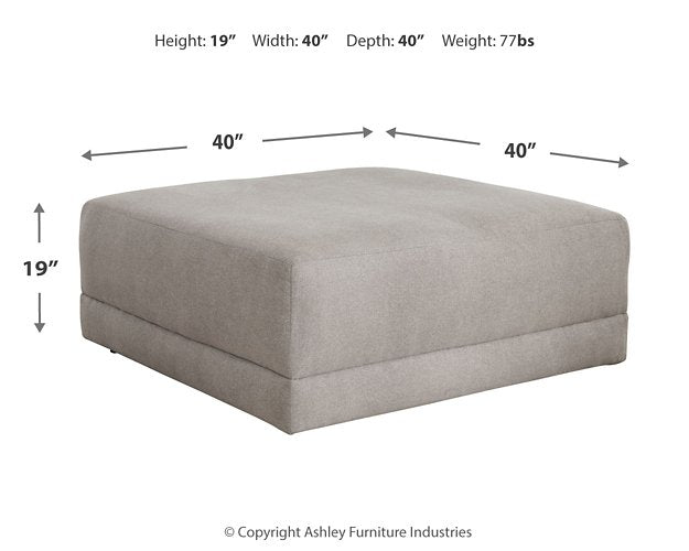 Katany Oversized Accent Ottoman - Pull Up A Couch