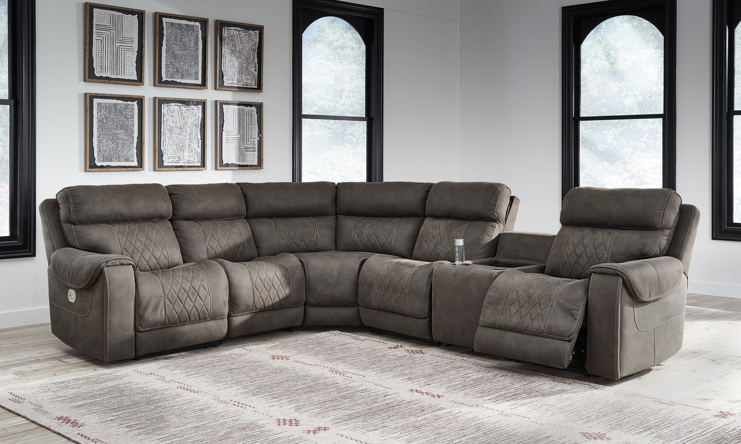 Hoopster 6-Piece Power Reclining Sectional - Pull Up A Couch