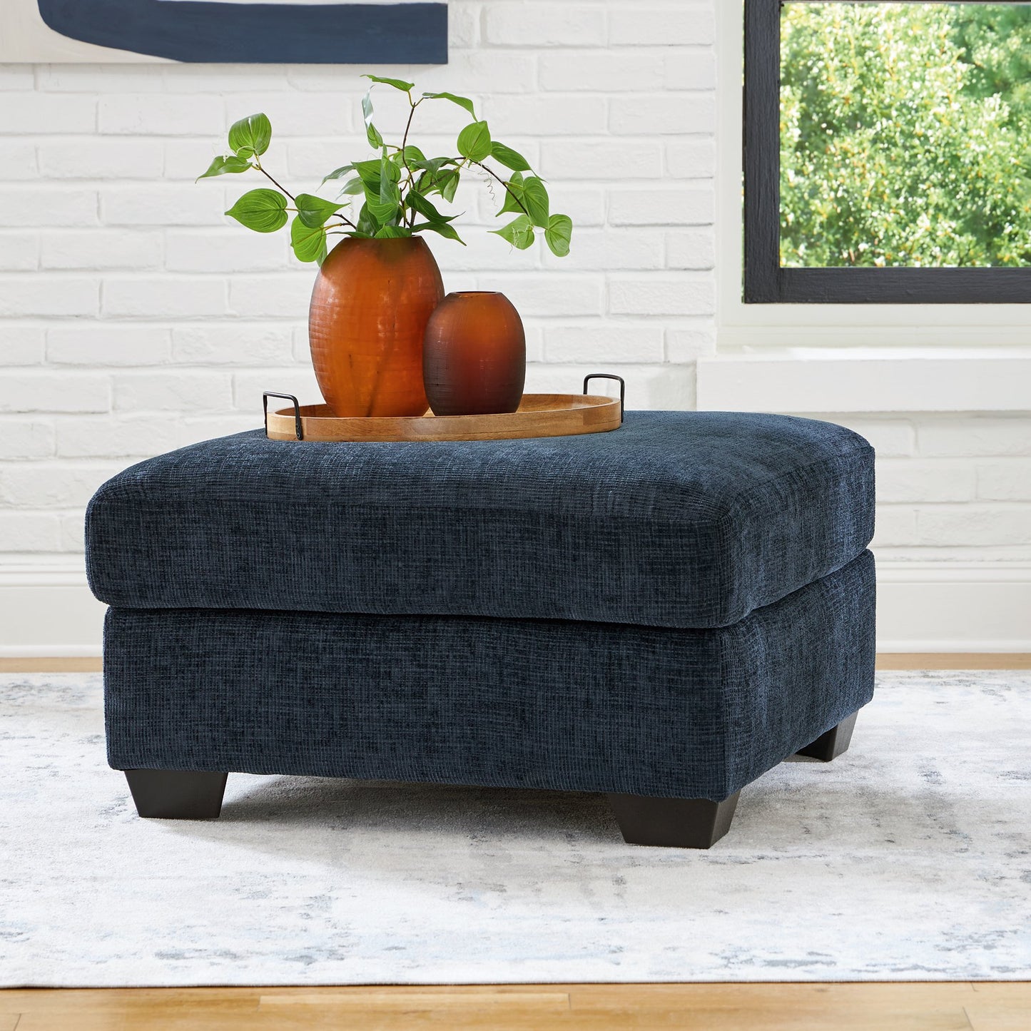 Aviemore Oversized Accent Ottoman - Pull Up A Couch