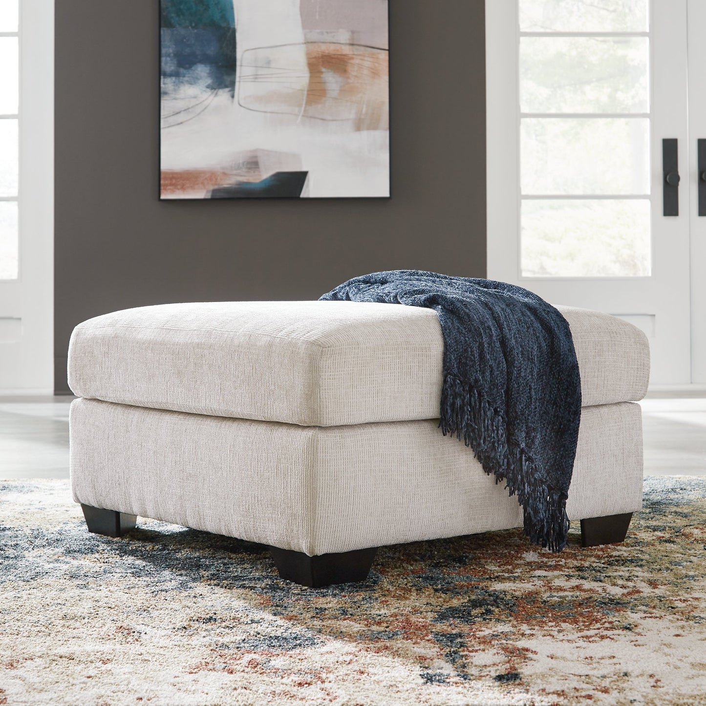 Aviemore Oversized Accent Ottoman - Pull Up A Couch