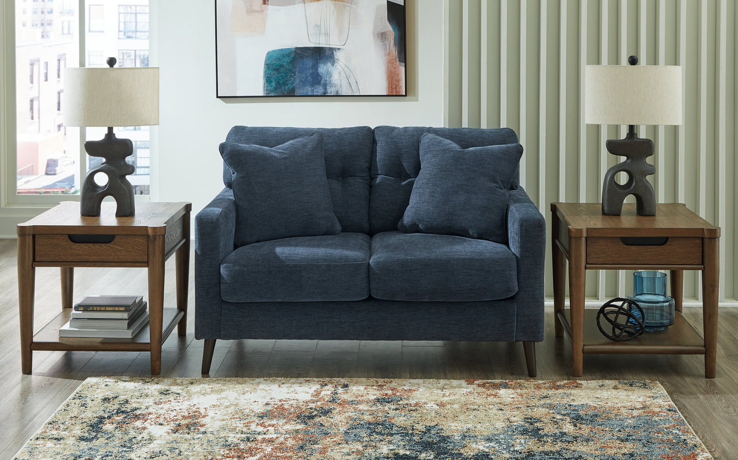 Bixler Loveseat - Pull Up A Couch