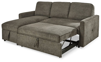 Kerle 2-Piece Sectional with Pop Up Bed - Pull Up A Couch