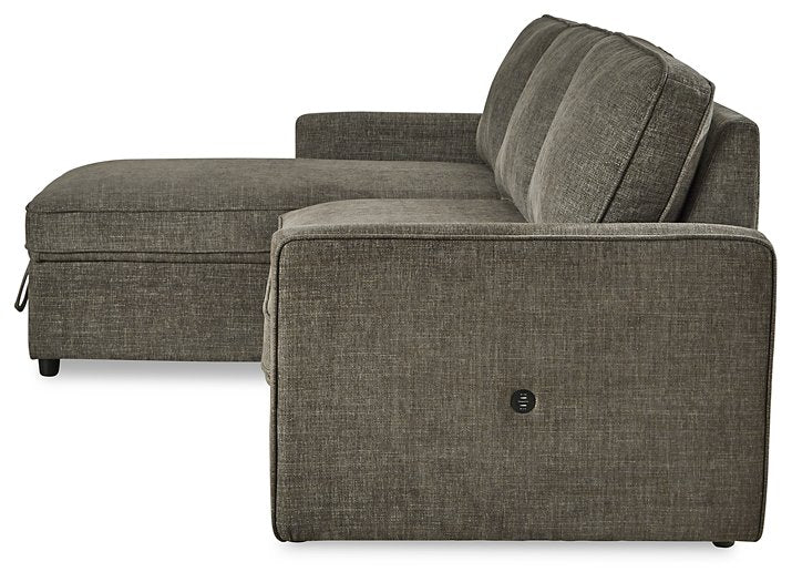 Kerle 2-Piece Sectional with Pop Up Bed - Pull Up A Couch