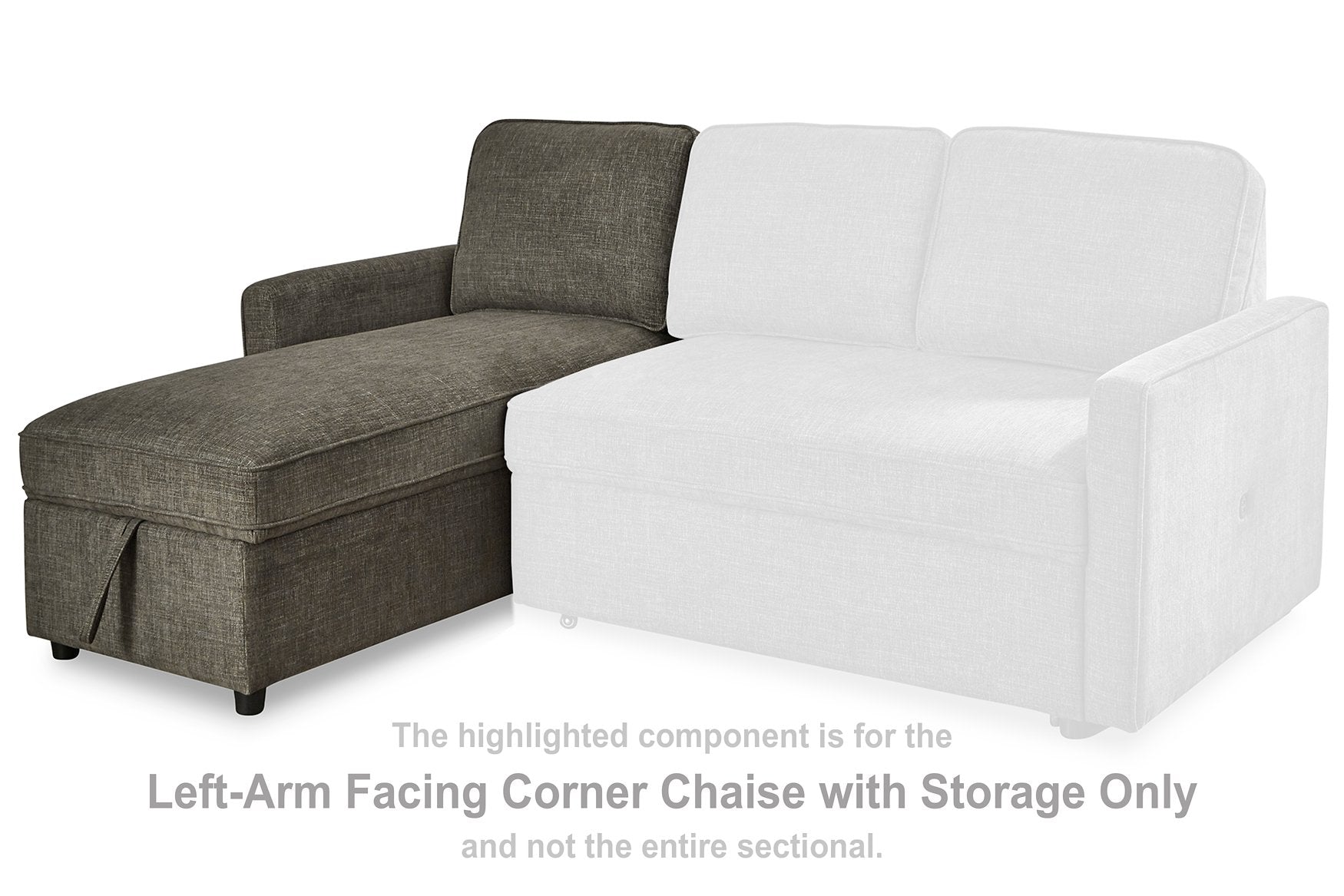 Kerle 2-Piece Sectional with Pop Up Bed - Pull Up A Couch