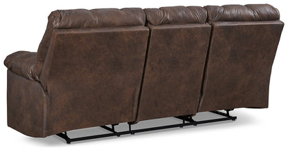 Derwin Reclining Sofa with Drop Down Table - Pull Up A Couch