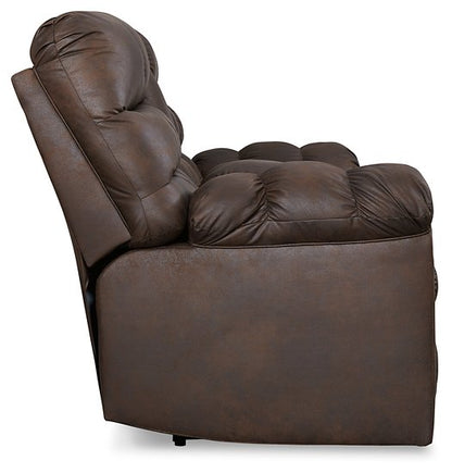 Derwin Reclining Loveseat with Console - Pull Up A Couch