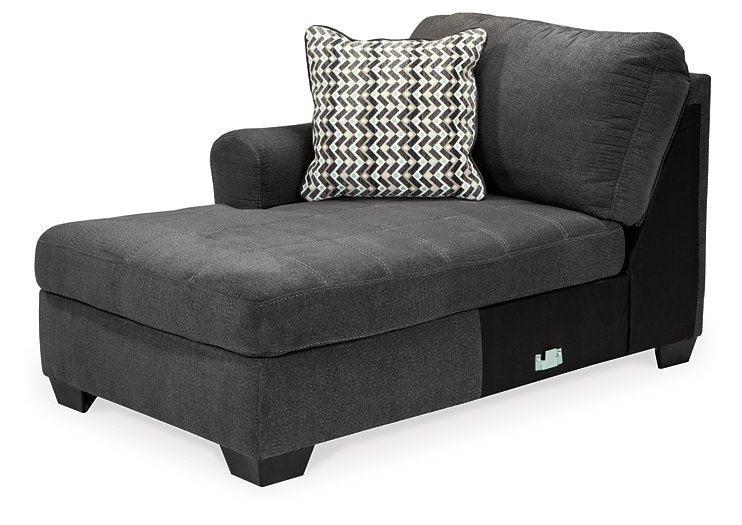 Ambee 3-Piece Sectional with Chaise - Pull Up A Couch