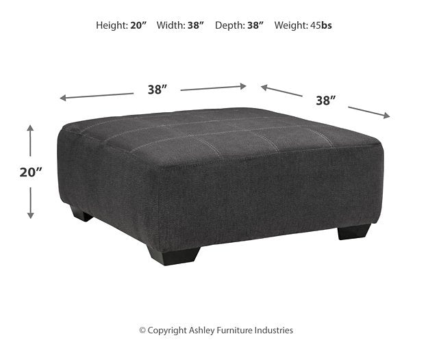 Ambee Oversized Accent Ottoman - Pull Up A Couch