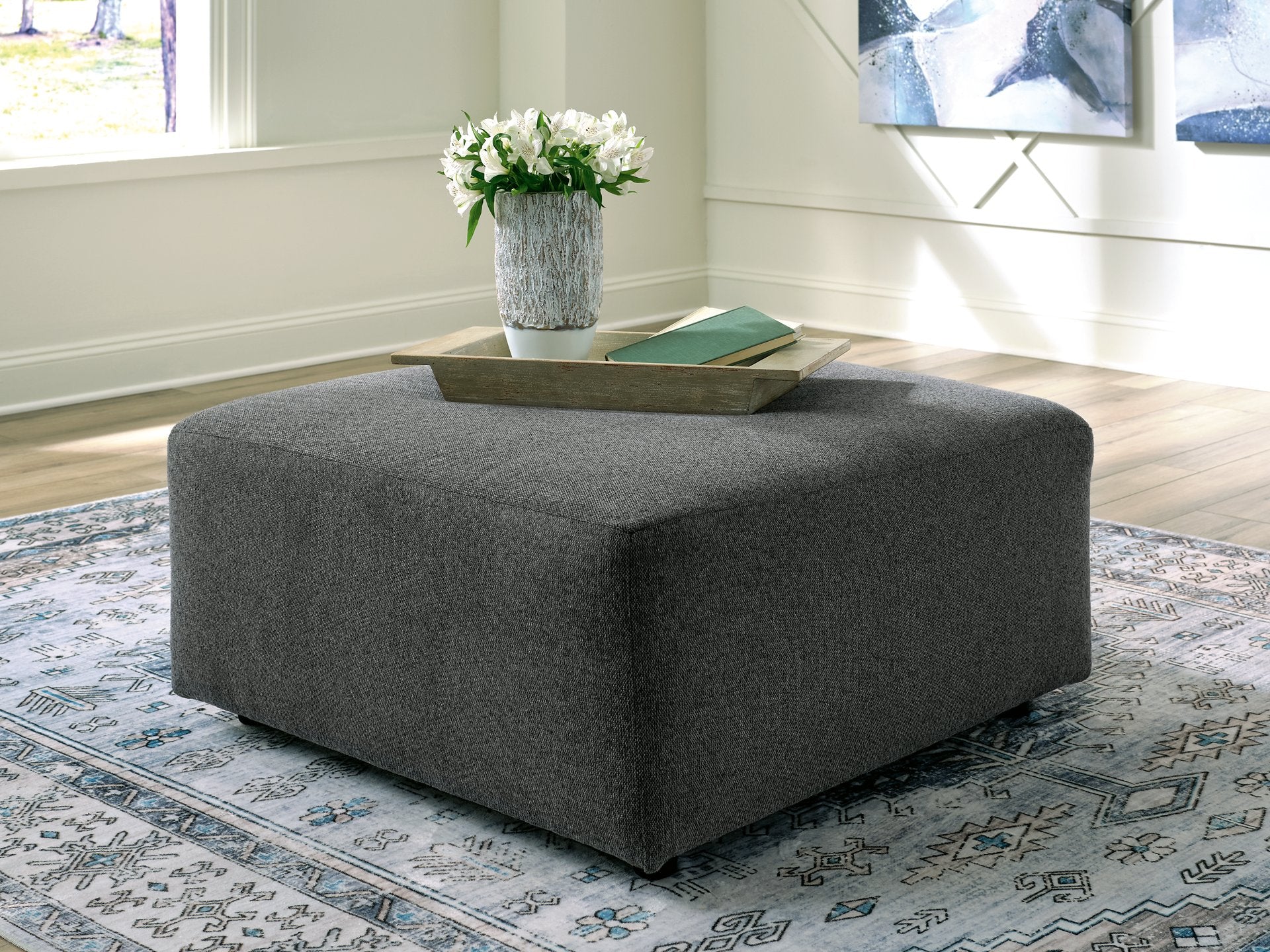 Edenfield Oversized Accent Ottoman - Pull Up A Couch