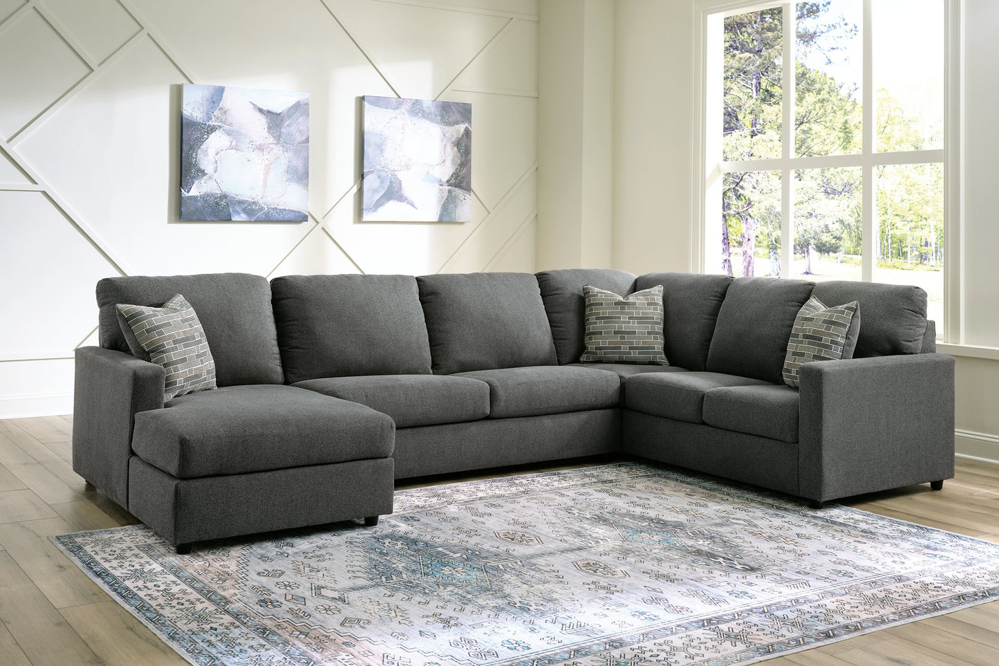 Edenfield 3-Piece Sectional with Chaise - Pull Up A Couch