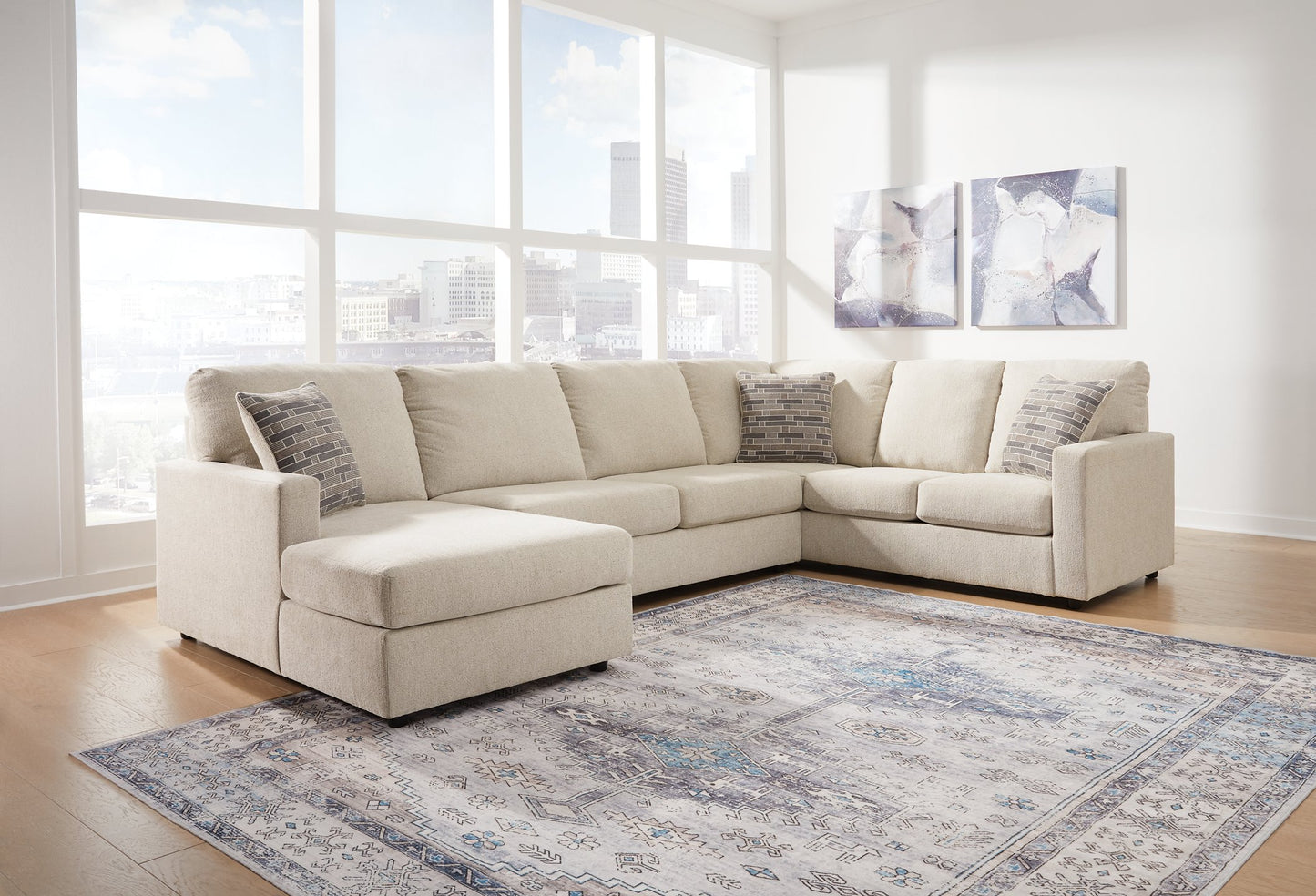 Edenfield 3-Piece Sectional with Chaise - Pull Up A Couch