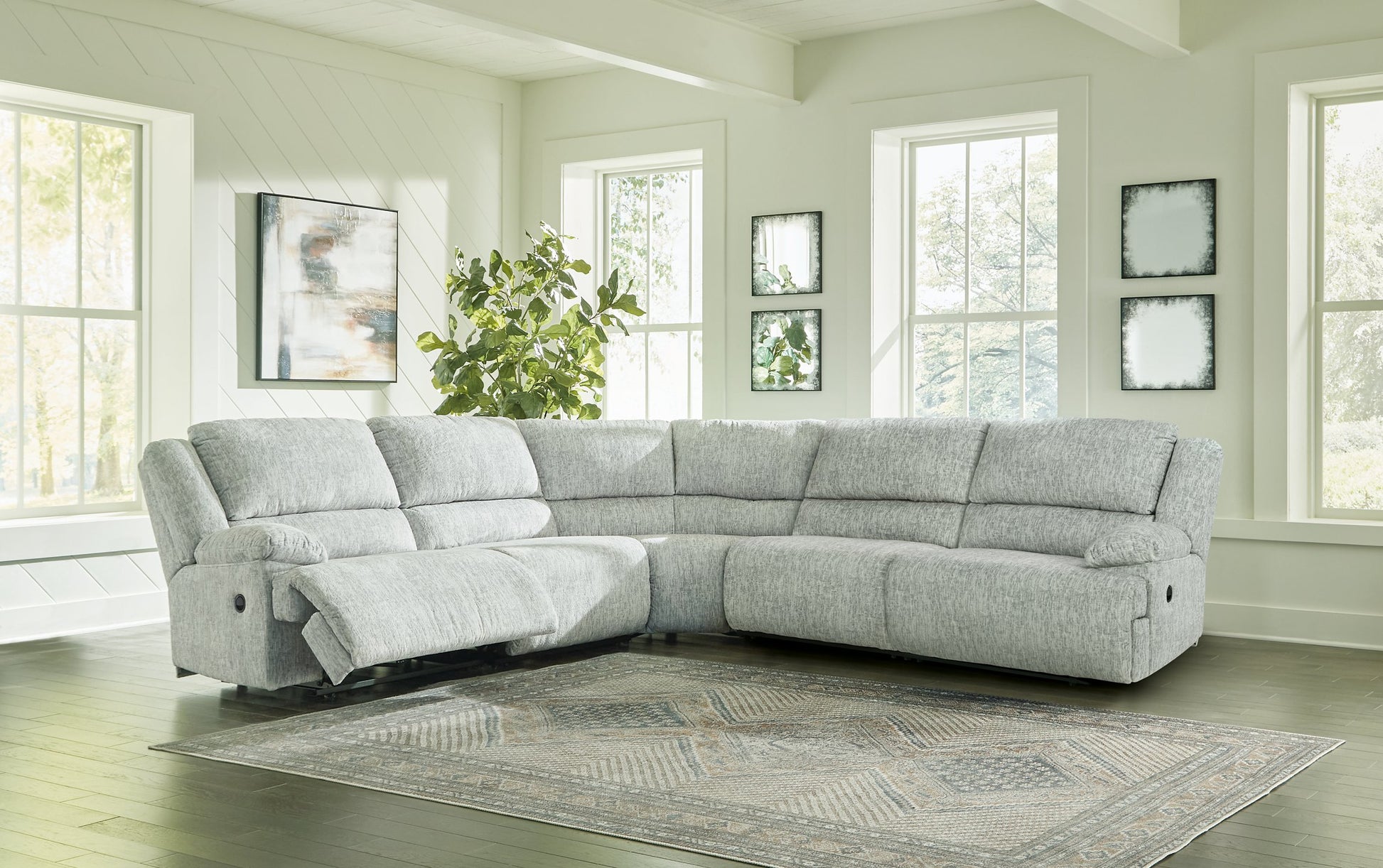 McClelland Reclining Sectional - Pull Up A Couch