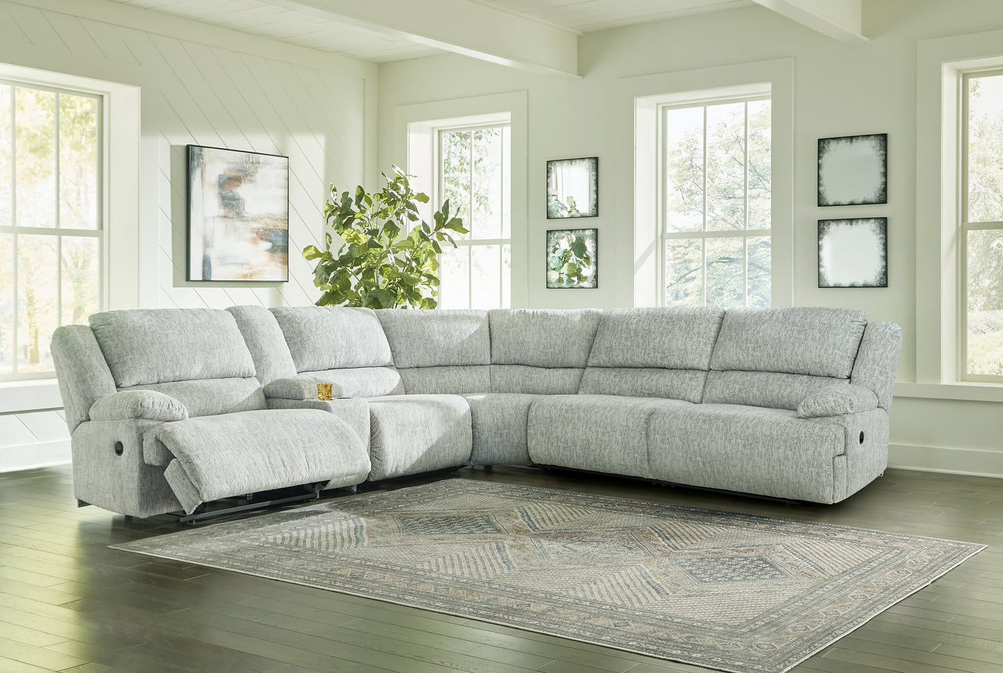 McClelland Reclining Sectional - Pull Up A Couch