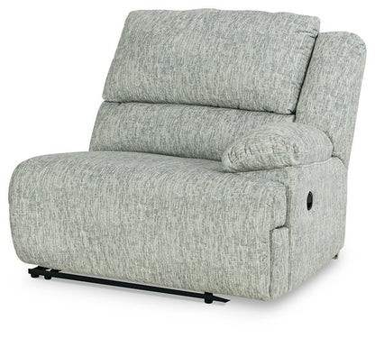 McClelland Reclining Sectional Loveseat with Console - Pull Up A Couch