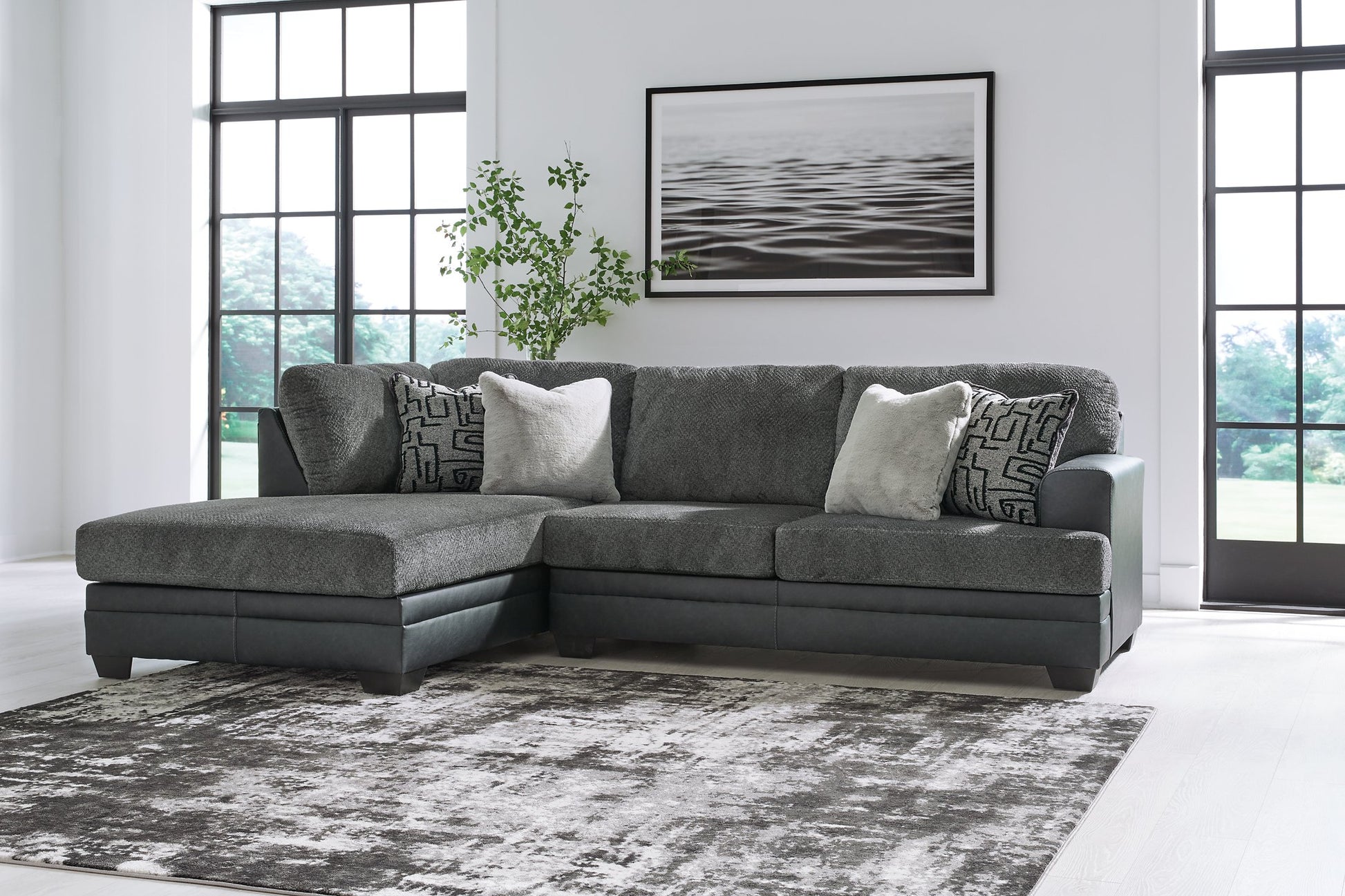 Brixley Pier Sectional with Chaise - Pull Up A Couch