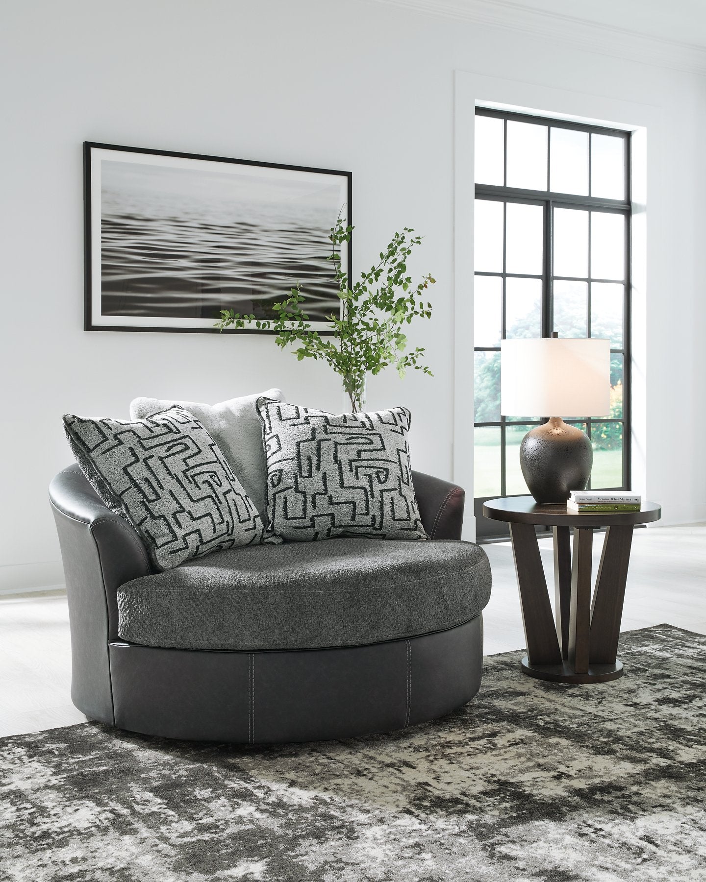 Brixley Pier Oversized Swivel Accent Chair - Pull Up A Couch