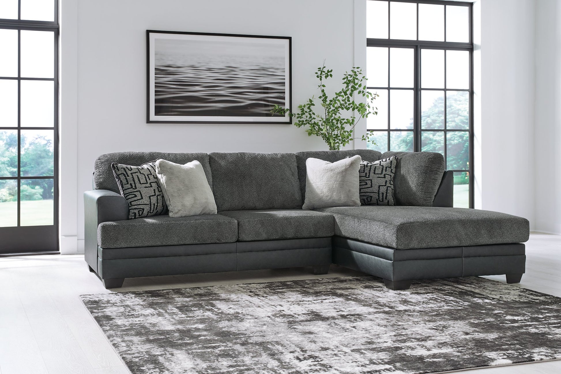 Brixley Pier Sectional with Chaise - Pull Up A Couch