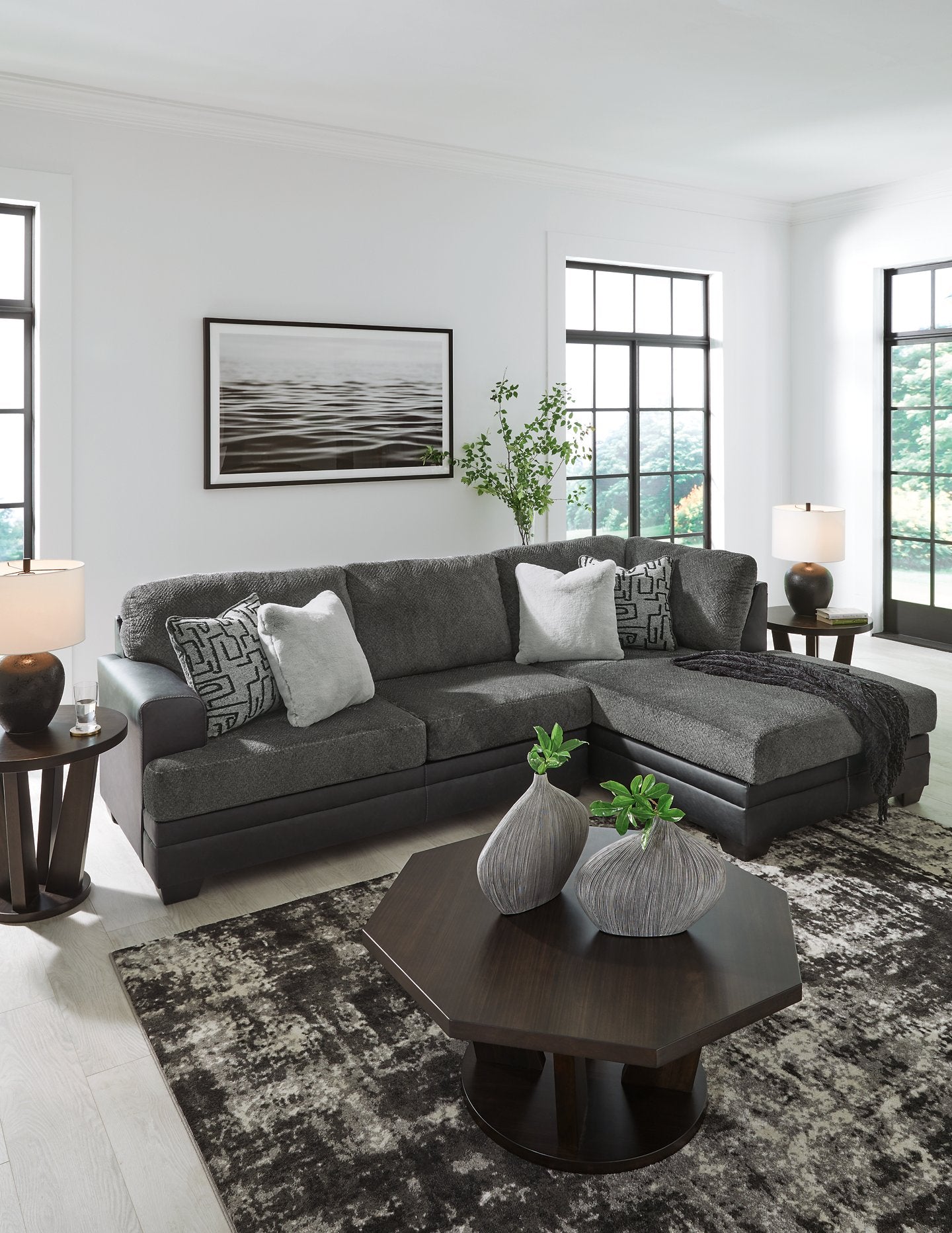 Brixley Pier Sectional with Chaise - Pull Up A Couch