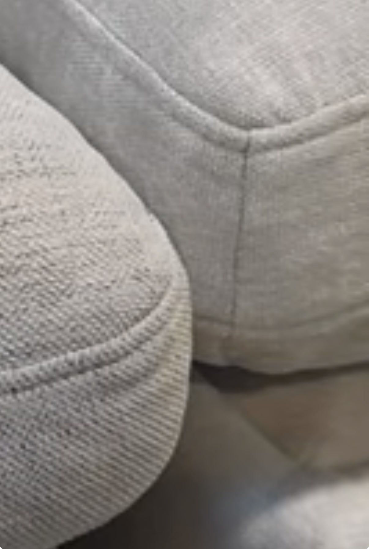 Serenity Cloud - "WestElm-Like" Cloud Couch w/Performance Fabric and Storage Ottoman