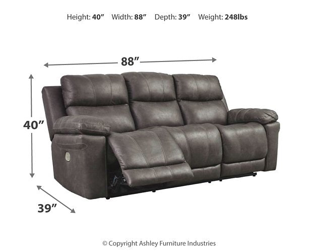 Erlangen Power Reclining Sofa - Pull Up A Couch