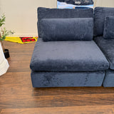 Serenity Cloud 2pc Armless Sofa (Blue) (Clearance)