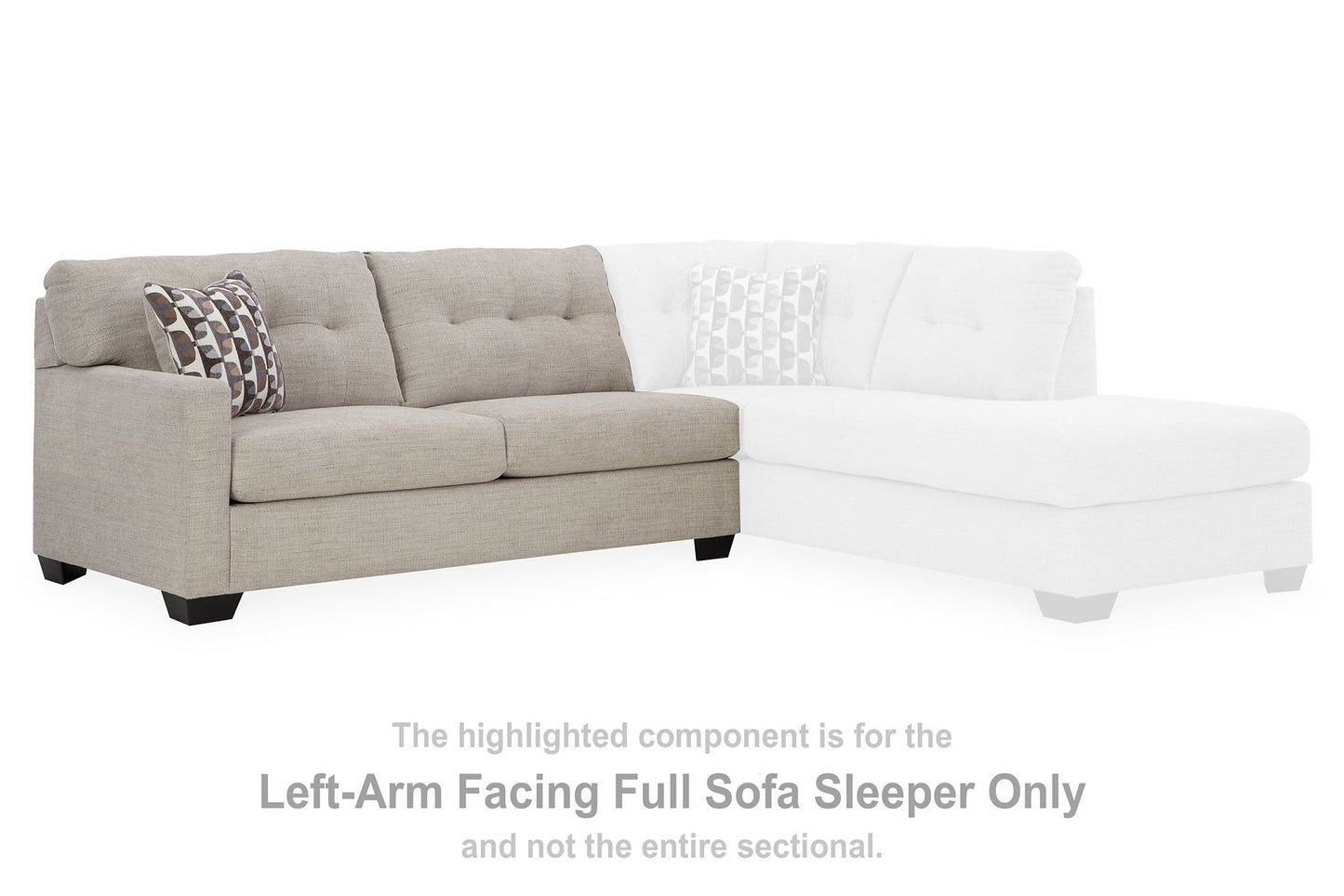 Mahoney 2-Piece Sleeper Sectional with Chaise - Pull Up A Couch