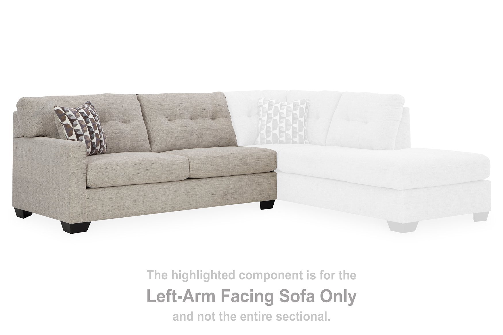 Mahoney 2-Piece Sectional with Chaise - Pull Up A Couch