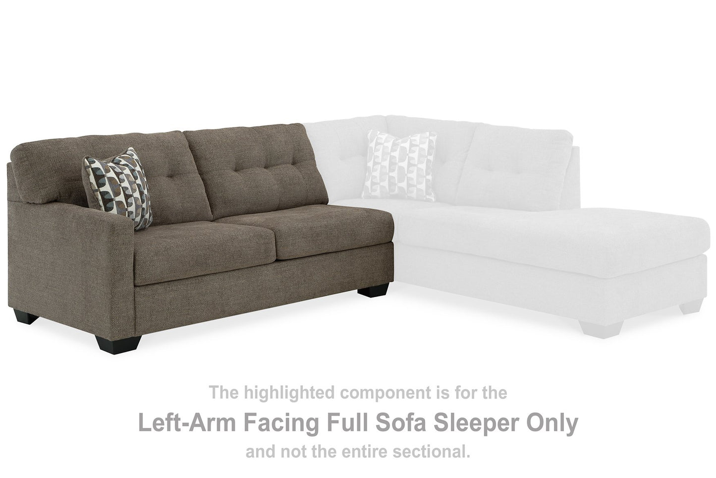 Mahoney 2-Piece Sleeper Sectional with Chaise - Pull Up A Couch