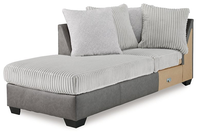 Clairette Court Sectional with Chaise - Pull Up A Couch