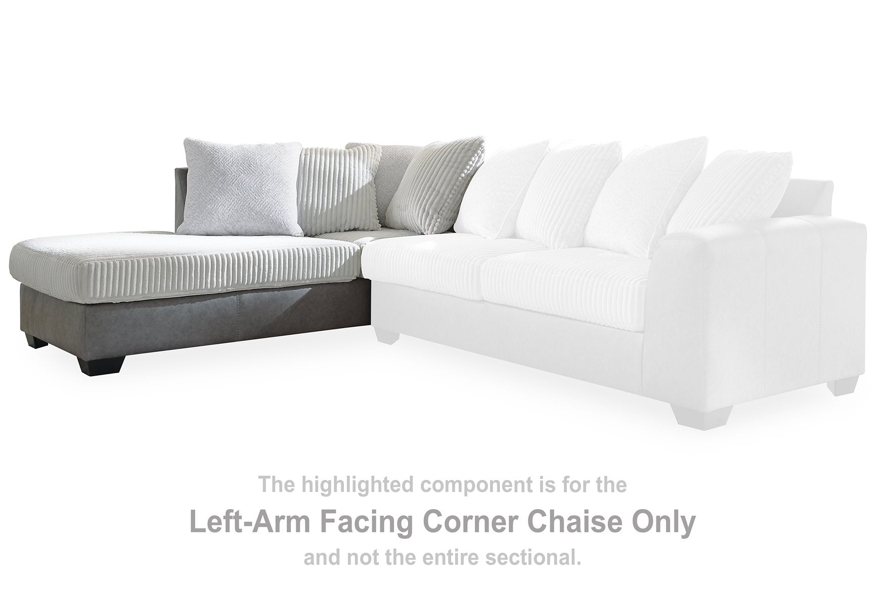 Clairette Court Sectional with Chaise - Pull Up A Couch