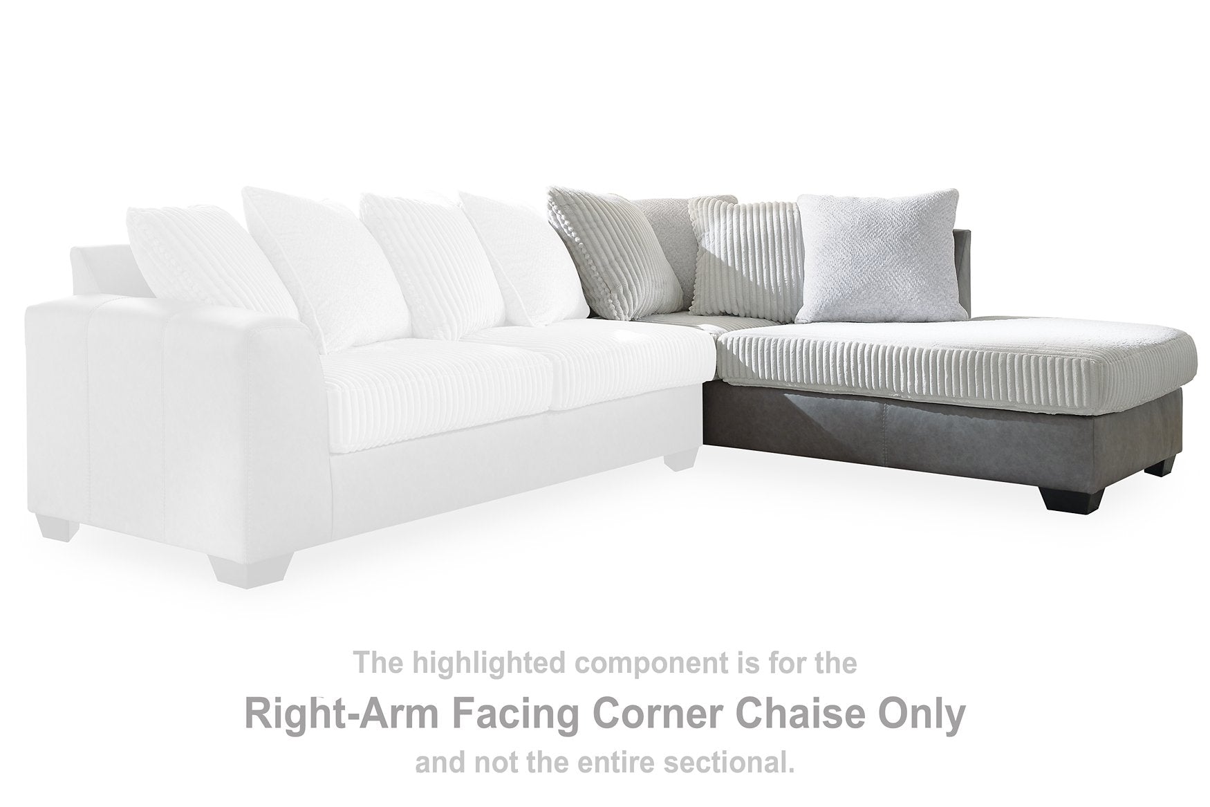 Clairette Court Sectional with Chaise - Pull Up A Couch