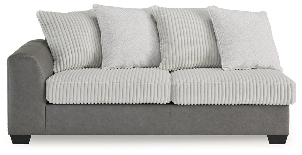 Clairette Court Sectional with Chaise - Pull Up A Couch