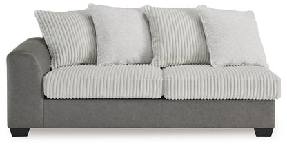 Clairette Court Sectional with Chaise - Pull Up A Couch