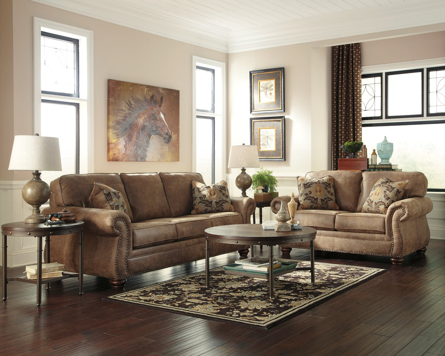 Larkinhurst Loveseat - Pull Up A Couch