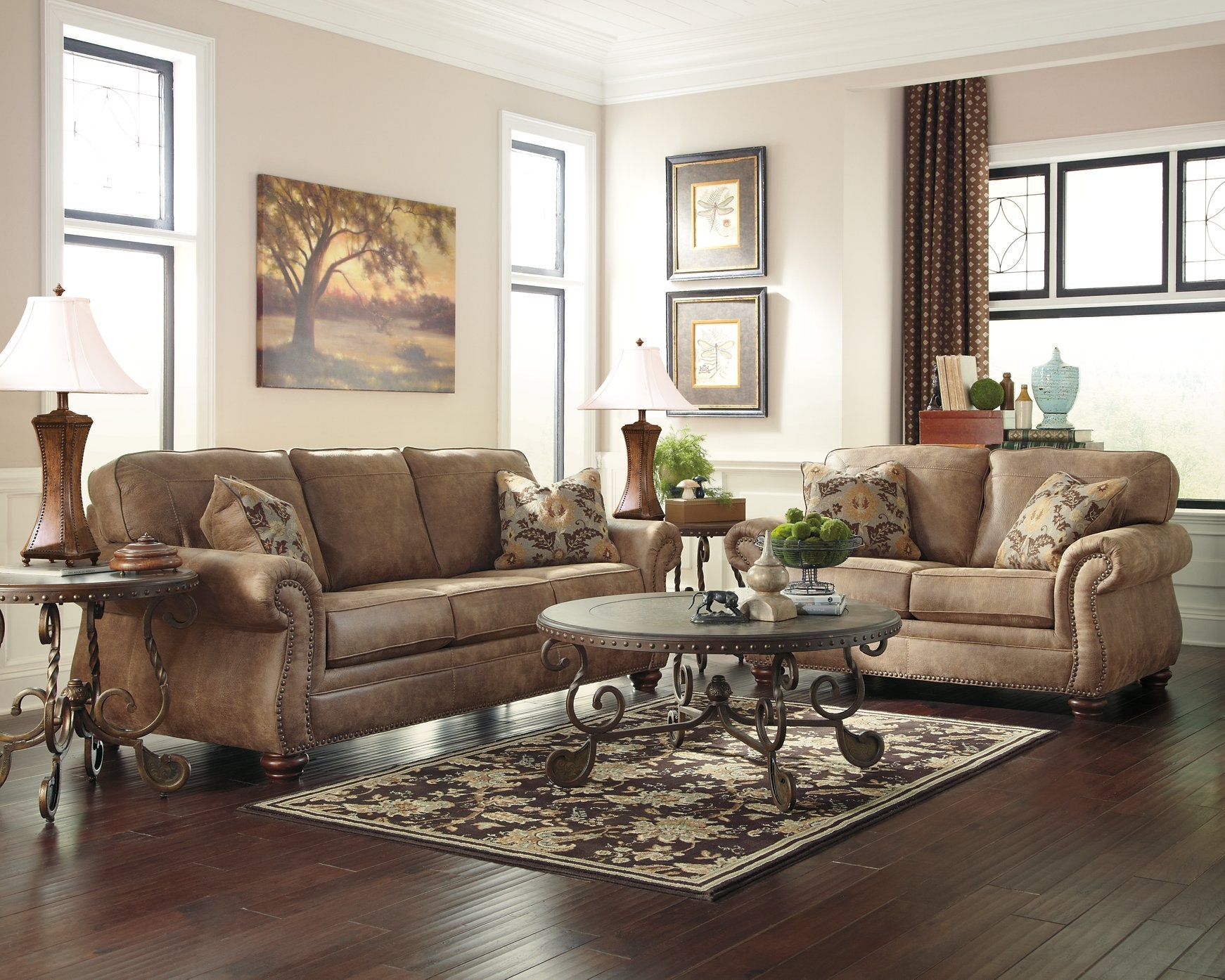 Larkinhurst Loveseat - Pull Up A Couch