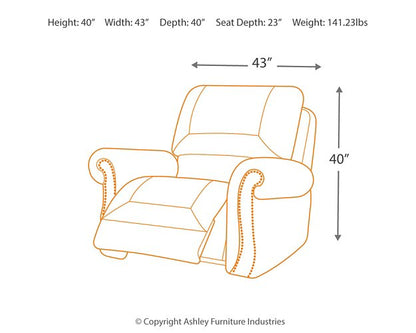 Larkinhurst Recliner - Pull Up A Couch