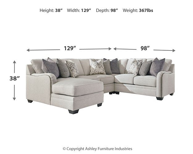 Dellara Sectional with Chaise - Pull Up A Couch