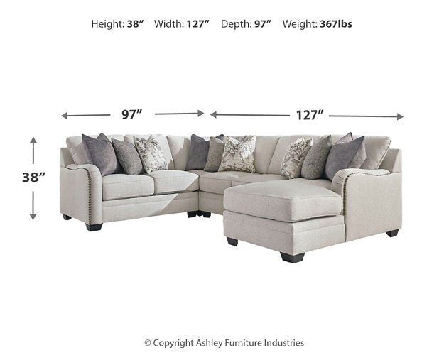 Dellara Sectional with Chaise - Pull Up A Couch