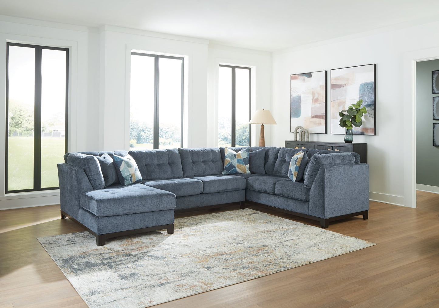 Maxon Place Sectional with Chaise - Pull Up A Couch