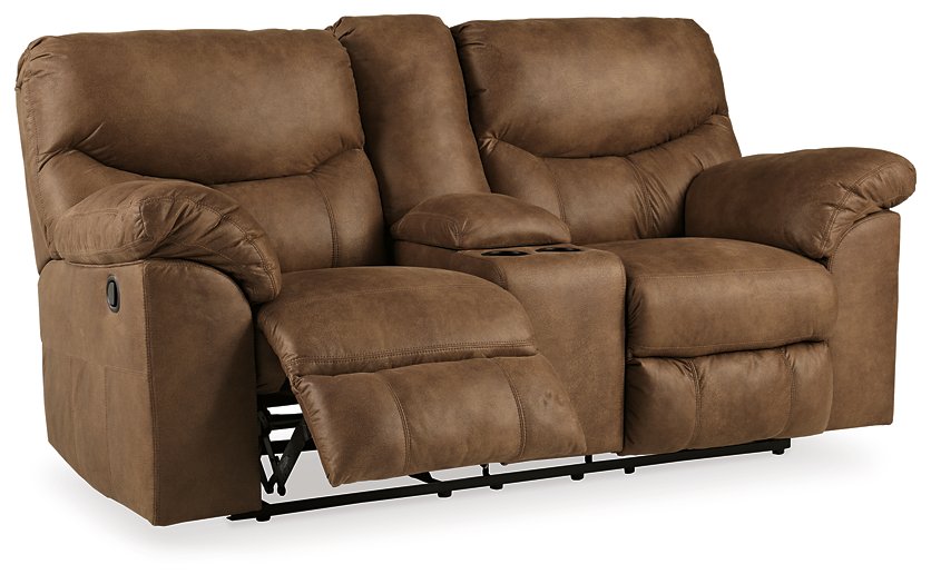 Boxberg Reclining Loveseat with Console - Pull Up A Couch