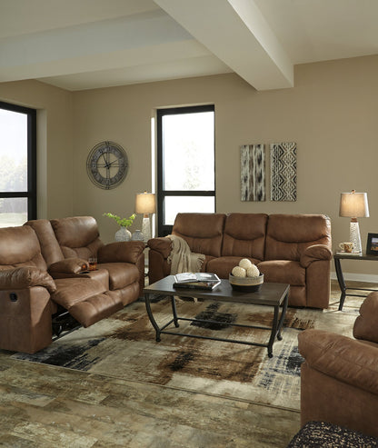 Boxberg Reclining Loveseat with Console - Pull Up A Couch