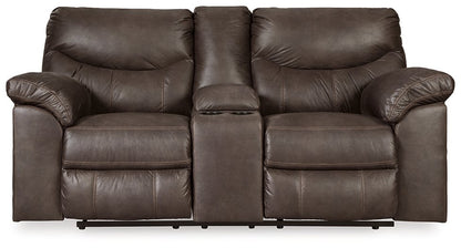 Boxberg Reclining Loveseat with Console - Pull Up A Couch