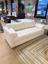 88" Tufted Sofa Sleeper Bed (Biscuit Cream) - Pull Up A Couch