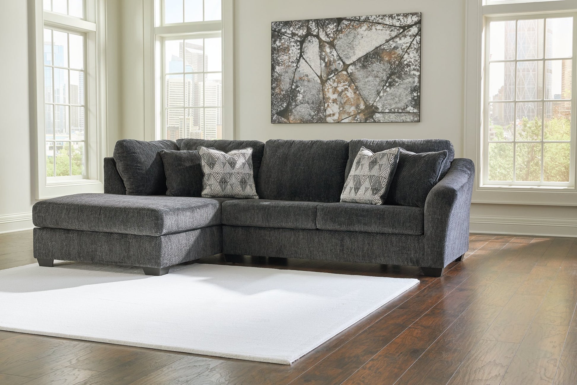 Biddeford 2-Piece Sectional with Chaise - Pull Up A Couch