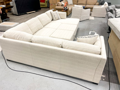 3pc Sleeper Sectional w/Storage Chaise