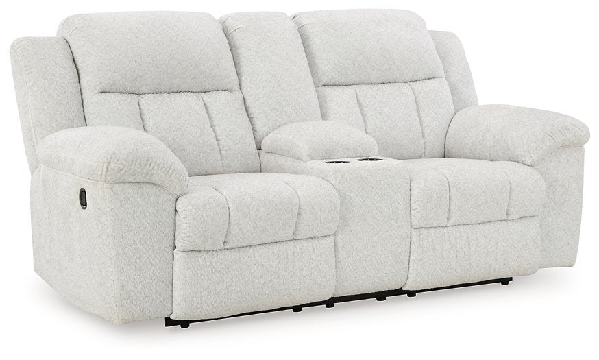 Frohn Reclining Loveseat with Console - Pull Up A Couch