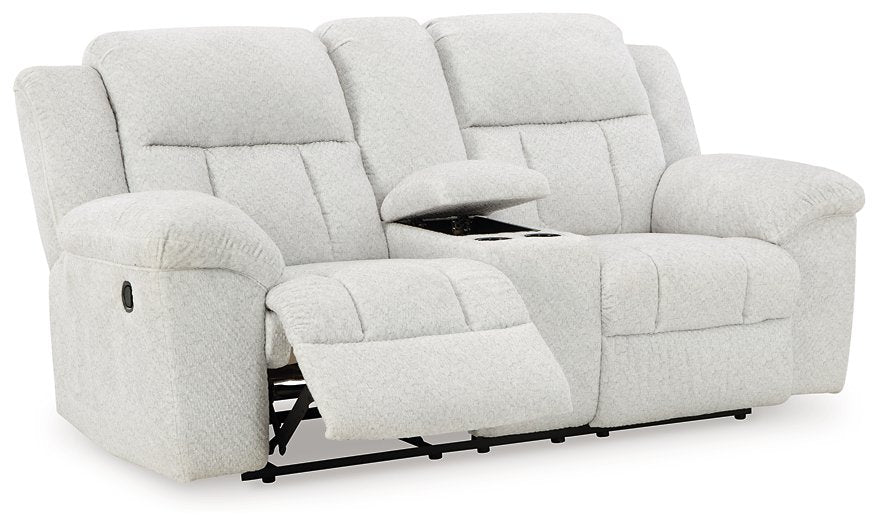 Frohn Reclining Loveseat with Console - Pull Up A Couch