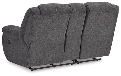 Foreside Reclining Loveseat with Console - Pull Up A Couch