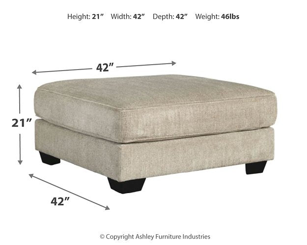 Ardsley Oversized Ottoman - Pull Up A Couch